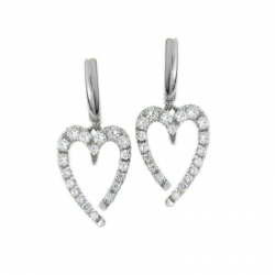 Orecchini MyMara a cuore con Zirconi Crystal